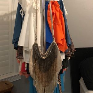 Beaded Fringe Cross Body